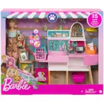 【MATTEL 美泰兒】芭比時尚寵物店組合