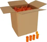 (315) Pop Top Bottles - Orange 13 Dram 1.63 Fl Oz Herbs Storage Meds Spices