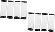 WOONEKY 8 Pcs Golf Tube Golf Ball Container Golf Containers Clear PVC Golf Ball Golf Ball Display Holder Golf Ball Storage Golf Display Cabinet Golf Ball Collection Display Case