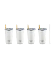 frank green Reusable Party Cups - 16oz 475ml (4 pack) - Cloud