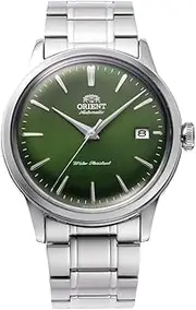 [ORIENT] Bambino Version 7 Stainless Steel Unisex Automatic Dress Watch, Green