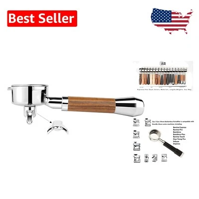 Durable 54mm Spouted Portafilter - Perfect Fit for Breville Espresso Machines