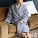 【日本桃雪】雙面紗布立體織紋輕質浴袍/睡袍-多色任選
