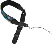 Guohetuk Bass Guitar Strap, Guitar Shoulder Strap, Wear-resistant, Leisure, Easy to Use, Thick Sponge Pad, Adjustable Length