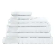 Jenny Mclean Royal Excellency 7 Piece Snow White Towel Pack