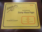 "WHITEACE" STAMP ALBUM PAGES PALAU SINGLES #PA-4 ,1987 FREE SHP.