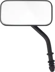 Harddrive Black Rectangular Side Mirror for Harley Heritage Springer 97-03