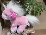 Aurora Sparkle Tales 10” Pink Unicorn Flopsie Plush Stuffed Animal