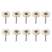100 Pcs Dental Cotton Cloth Polishing Brush Buff Wheel for Dremel Rotary Tools