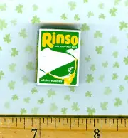 Dollhouse Miniature Size a Vintage Rinso laundry detergent Box