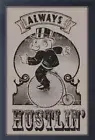 MONOPOLY ALWAYS HUSTLIN' 13x19 FRAMED GELCOAT POSTER BOARD GAME ICONIC GIFT NEW!