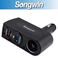 在飛比找蝦皮商城優惠-[Songwin]DPA221 PD+QC3.0車用快充擴充