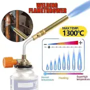 Butane Gas Welding Torch Blow Lighter Copper Flame Gun Burner Torch Kitchen