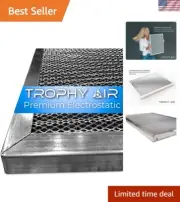 Electrostatic Air Filter 12x24x1 - Superior 6-Stage Filtration, Lasts a Lifetime