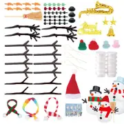 Snowman Air Dry Clay for Kids Kids Art Crafts Safe Soft & Ultra Light enjoyable