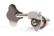 Hipshot Ultralite USA Tuner HB6C 1/2 Satin Chrome - 4 Inline Lefty/Treble Set