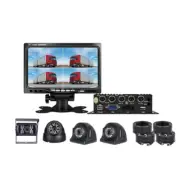 7 Inch Bus/Truck AHD Monitor System 4 Channel Camera Reversing Parking Recorder