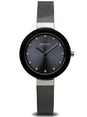 Bering 11429-389 Grey Dial Silver Stainless Steel Womens Watch