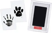 4pcs Inkless Baby print kit Newborn Footprint Handprint Gift Black