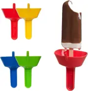 THE ORIGINAL Pop No Drop Popsicle Holder - BPA Free & Dishwasher Safe - Mess-...