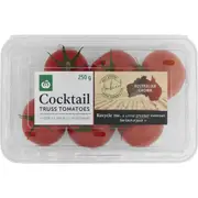 Woolworths Truss Cocktail Tomato Punnet 250g