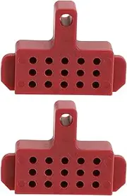ECSiNG 2Pcs Bicycle Brake Exhaust Block Bicycle Brake Vent Gasket Bike Hydraulic Disc Brake Bleed Pad Auxiliary Bicycle Accessories Plastic