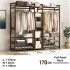 Bamboo Clothes Rack Garment Coat Hanger Closet Organiser Shoes Storage Shelf