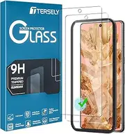 T Tersely [2 Packs] Screen Protector for Google Pixel 8 2023 (6.2 inch),Support Fingerprint Unlock Premium HD Tempered Glass Film [9H Hardness][Case Friendly],Easy Installation Tool