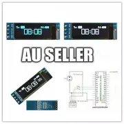 OLED Display 0.91" 128x32 I2C SSD1306 Arduino Uno Mega 2560 Respberry PI ESP32