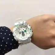 Casio Baby-G BA-120SC-7A New Pop Graffiti Pattern White Resin Alarm Ladies Watch