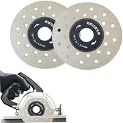 4-Inch Porous Widened Cutting Blade for Stone Ceramic,Cutting for Stone Ceramic Porous Widened Rock Slabs Cutting Disc,Diamond Tile Cutting Grinding Wheel Disc for Angle Grinder (2pcs)
