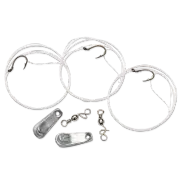 Lindy Original Rig 3 pack Snelled Walleye Bait Fishing Minnows/Crawler Bait Rig