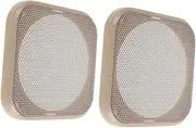 ULTECHNOVO 2 Pcs Car Speaker Grill Cover Mesh Protective Guard for Subwoofer Audio Systems Contemporary Design High Strength Material for Speakers Car Horns