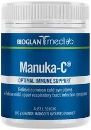 BIOGLAN MEDLAB Manuka-C Orange Mango 105g