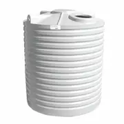 Clark Tanks 5000L Tall Round Poly Water Tank - White