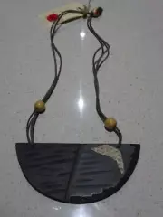 BNWT NJUPPA WOKA Vicki Walker Indigenous Aboriginal Wooden Necklace - $120