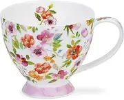 Dunoon Fine Bone China Skye Mug Cup - Made in England (Fleurs)