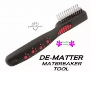 DOG Cat Hair Coat 12 Blade MATBREAKER XL Knot MAT Breaker Dematting Razor Tool L