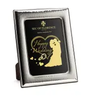 8”x 6” in Wedding Solid 925 Sterling Silver Photo Frame 7182/15×20*HW*G1*USA