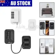 2pcs Baby Safety Refrigerator Door Cabinet Code Lock Padlock Combination Lock AU