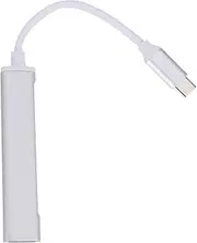 Gatuida Hub USB Adaptor USB Splitter Computer Accessories Data Transmission Accessory Computer Devices USB Docking Station Laptop USB Transfer Aluminum Alloy Portable Travel Equipment