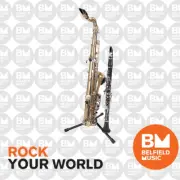 Gator Frameworks GFW-BNO-SAXFLU Alto/Tenor Sax Stand w/ Flutepeg - Brand New