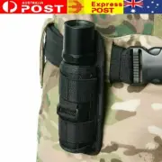 Portable Flashlight Pouch Holster Belt Carry Case Holder 360 Rotat Lot C4