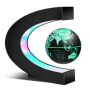 Magnetic Levitation Floating Globe with LED Lights, Multi-Color Changing Blac...