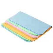5Pcs Soft Chamois Glasses Cleaner Eyeglasses Fine Fiber Clean Cloth for6861