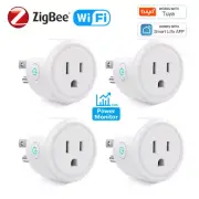 Tuya 16A Smart Plug Zigbee WiFi Socket Power Monitoring Timing
