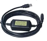 Washinglee Programming Cable Compatible for Allen Bradley PLC Micrologix 1000 1100 1200 1400 1500 Series, for 1761-CBL-PM02 Replacement, 6 FT