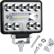 BYBDQKTVEH 4inch Led Work Light Bar 12v 24v for Off Road Truck Agricultural Vehicle Bus Boat Fog Light Car Light Assembly Work Light(1 pcs)