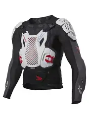 Alpinestars Honda Bionic Plus V2 Protection Jacket - Blk/Whi/Blu/Red - Large