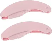 HAPINARY 2pcs Dense Lash Comb Lash Separator Brush Eyebrow Makeup Tool Stainless Steel for Women Men